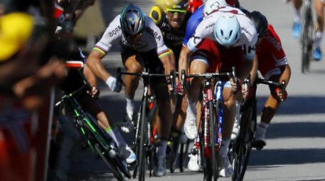 El campeón del mundo fue excluido el martes por provocar la caída del británico Mark Cavendish durante el sprint final. EFE / ARCHIVO