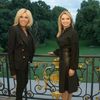 Angélica Rivera y Brigitte Macron se reúnen en París