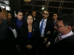 Haringhton se retiró sin tomar posesión de su cargo como vicefiscal, luego de esperar 20 minutos frente a los portones cerrados. AP / A. Cubillos