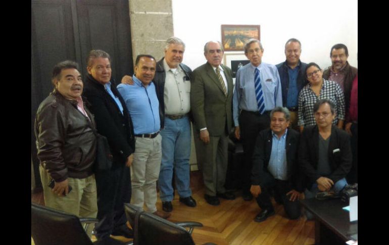 Al encuentro asistieron Pablo Gómez, Carlos Sotelo, José Narro Céspedes, Rey Morales y Gilberto Ensástiga. TWITTER / @NarroJose