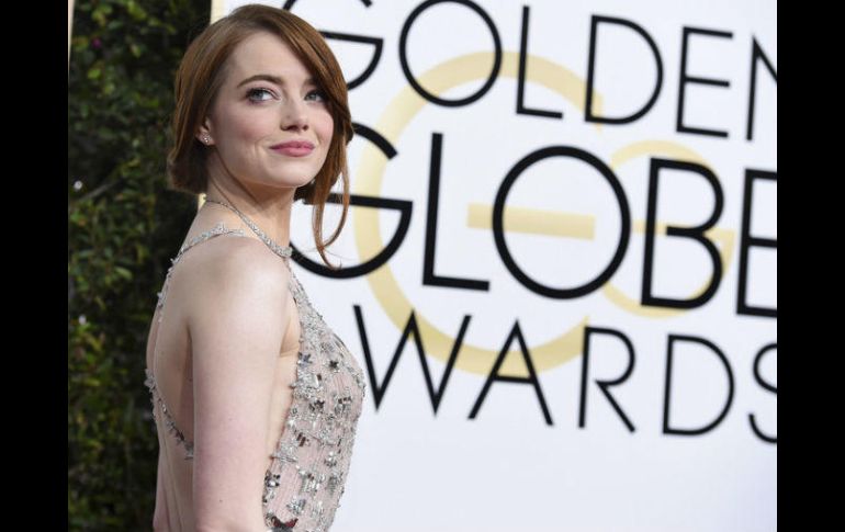 Stone ganó un Globo de Oro en 2016 por su interpretación en 'La La Land'. AP / ARCHIVO