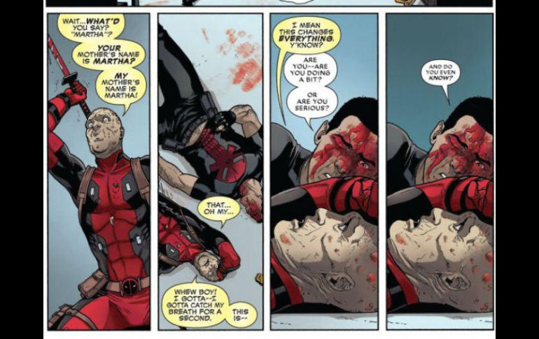 En el cómic, Deadpool ataca de manera similar como lo hizo Batman con Superman. ESPECIAL /