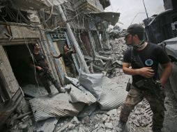 Una pequeña área en el interior del casco antiguo de la urbe aún cuenta con yihadistas, por lo que los combates siguen ahí. AFP / A. Al-Rubaye