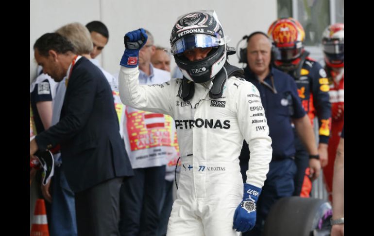 El conductor de Mercedes firmó este sábado la segunda ''pole position'' de su carrera. AP / D. Bandic