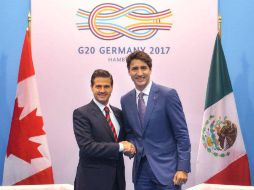 En esta reunión, conversan sobre temas de interés compartido, en el marco de la Cumbre de Líderes del G-20. FACEBOOK / Enrique Peña Nieto