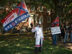 La movilización del KKK generó un acalorado debate en Estados Unidos. AFP / A. Caballero