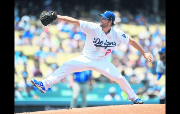 Clayton Kershaw. El abridor de los Dodgers lanzó ayer toda la ruta frente a los Reales de Kansas City. AP /