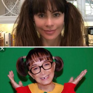 Sofía Vergara le roba el look a ‘La Chilindrina’