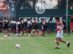 Chivas regresó a los trabajos en sus instalaciones de Verde Valle. EL INFORMADOR / M. Vargas