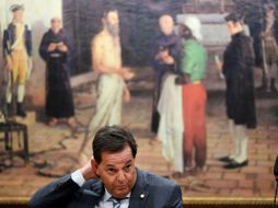 Sergio Zveiter durante la sesión de hoy donde votó a favor de la acción de la fiscalía. AFP / E. Sa