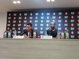 ''El compromiso es salir campeón, es el compromiso de nosotros'', dijo el colombiano Stiven Barreiro (D). EL INFORMADOR / J. Robles