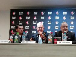 ''Yo estoy ansioso de que ya empiece, de iniciar con el pie derecho'', dijo Arreola antes de la presentación de nuevo patrocinador. EL INFORMADOR / J. Robles