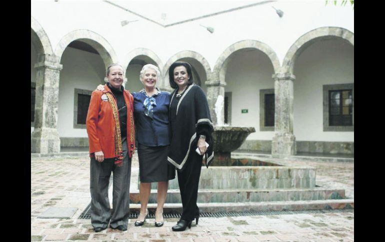 Presentadoras. María Palomar, Myriam Vachez y Olga Ramírez, de izquierda a derecha. EL INFORMADOR / A. Camacho