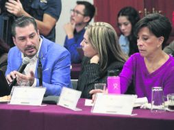 Organizaciones civiles participaron ayer en la Mesa legislativa de gobernanza del Sistema Estatal Anticorrupción. ESPECIAL /