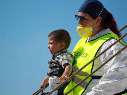 Para los dos próximos días, en cambio, arribarán 550 al puerto de Vibo Valentia; 920 a Salerno; 850 a Brindisi; entre otros. EFE /