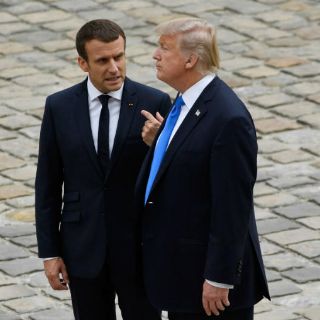 Trump y Macron dejan diferencias atrás de acuerdo de Paris