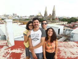 De izquierda a derecha: Ana Szcypula, Javier Rodríguez, Mariana Cortés y  Luiza Martins. EL INFORMADOR / E. Barrera