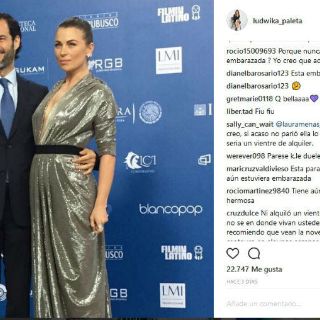 Cuestionan en redes sociales embarazo de Ludwika Paleta