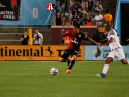 Los rojinegros estuvieron llegando con insistencia al arco contrario. TWITTER / @atlasfc