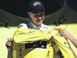 Chris Froome afrontará el inicio de la última semana del Tour de Francia enfundado en los colores que lo identifican como mandamás. AFP / J. Pachoud