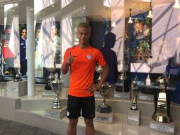 Honda se presentó en las instalaciones de la Universidad del Futbol para su primer entrenamiento. TWITTER / @Tuzos