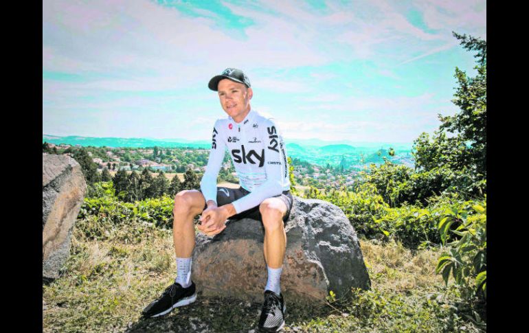 El británico Chris Froome se mantiene como líder general con una diferencia de 18 segundos sobre su más cercano perseguidor. AFP /