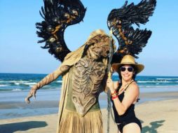 Seguidores de Raquel Garza aplaudieron la conservada figura y sus 'bellas piernas'. INSTAGRAM / raquelgarzatv