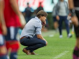 El estratega del Rebaño afirma que no le preocupa el desempeño que mostró su escuadra durante la primera mitad. MEXSPORT / A. Juárez