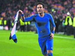 Incógnita. Neymar podría quitarse de forma definitiva la playera del Barcelona, donde lleva cuatro temporadas. MEXSPORT /
