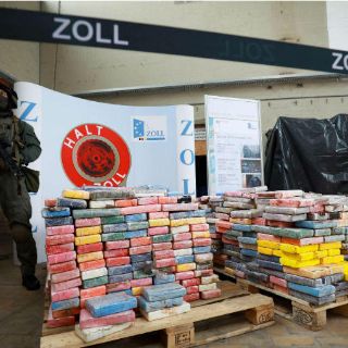 Interceptan 3.2 toneladas de cocaína en Alemania