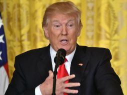 Sobre el Obamacare, Trump ha dicho al menos 44 afirmaciones falsas, según los datos de medios internacionales. AFP / ARCHIVO