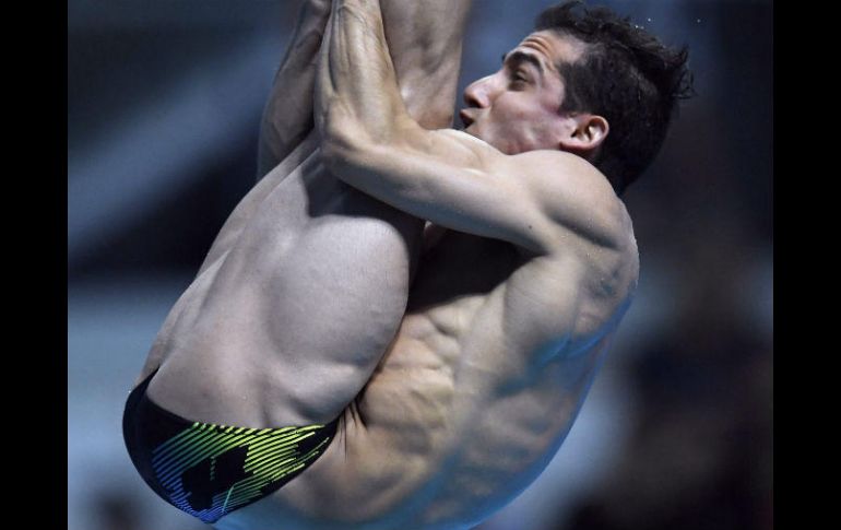 Pacheco remontó posiciones en sus dos últimos saltos, pasando del décimo al cuarto puesto. AFP / C. Simon