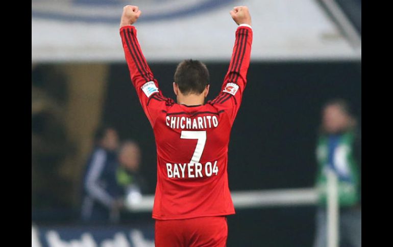 El goleador de la Selección Mexicana estuvo dos años con el Leverkusen, en donde convirtió 39 dianas en 79 juegos. MEXSPORT / ARCHIVO