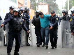 Los aprehendidos realizaron bloqueos el jueves a la circulación de Tláhuac utilizando mototaxis. SUN / J. C. Reyes