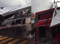 El aparatoso incidente atrajo la atención de quienes transitaban por el sitio. TWITTER / @EktorArrazola