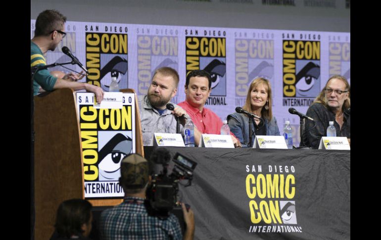 Imagen del panel de ‘Fear The Walking Dead’, durante el segundo día de la Comic-Con en San Diego. AP / Al Powers / Invision