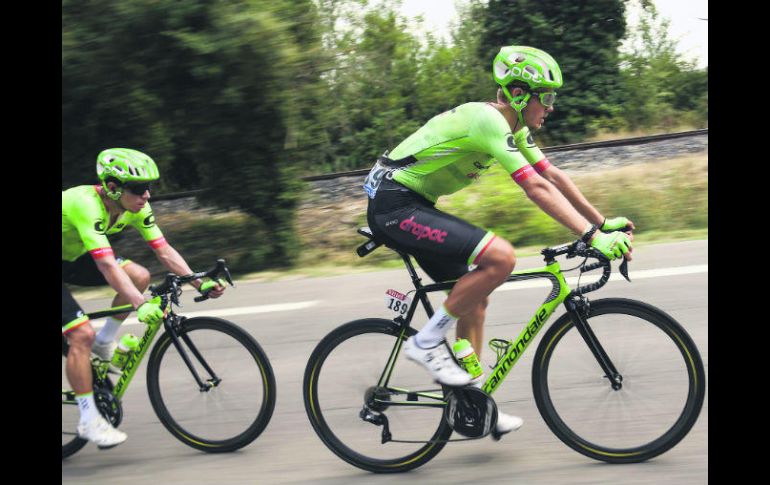 En solitario. Por primera vez Jordan Spieth es líder absoluto en el Abierto Británico. AFP /