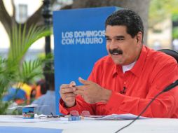 Maduro manifestó que la elección de los miembros de una Asamblea Constituyente se realizará tal y como está previsto. EFE / Palacio de Miraflores