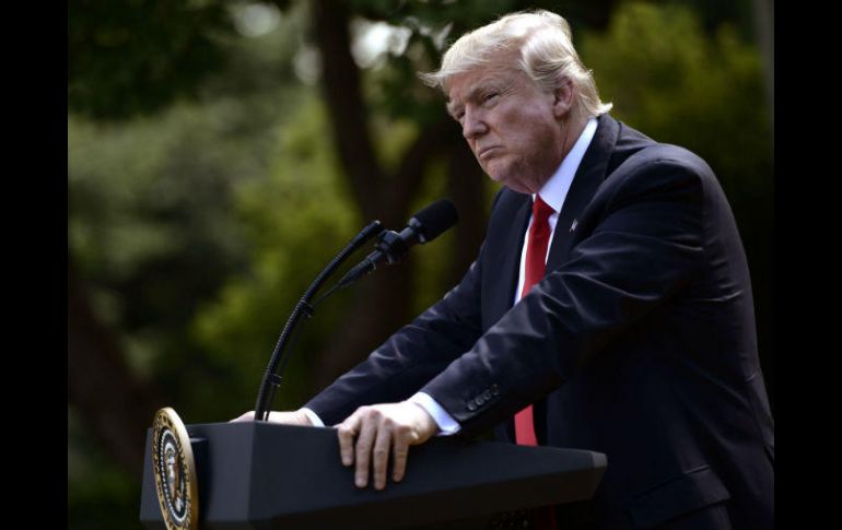 Trump enfrenta un problema para unificar sus criterios sobre el proyecto para reformar la ley de salud promulgada por Obama. AFP / ARCHIVO