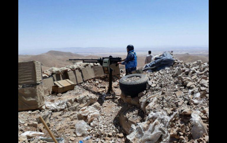 Los combatientes diaron a conocer nuevos avances en la región montañosa de Arsal. EFE / SANA