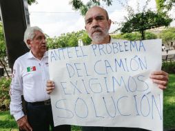 Los manifestantes señalan que han juntado más de 1500 firmas y entregado oficios en seis ocasiones a dependencias. EL INFORMADOR / G. Gallo