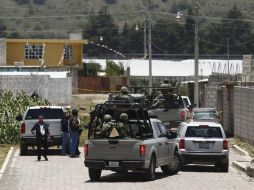 La acción fue en seguimiento al operativo del viernes en el municipio de Vicente Guerrero. EFE / F. Guasco