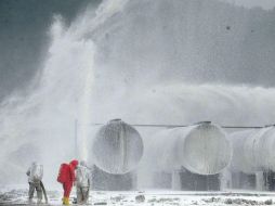 El hecho tuvo lugar cuando un grupo de operarios procedía a realizar tareas de mantenimiento en la fábrica. AP / ARCHIVO