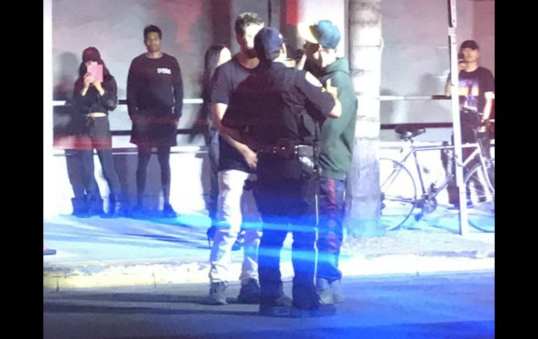 Bieber colaboró plenamente con la policía presente en el lugar de los hechos. AP / A. Hager