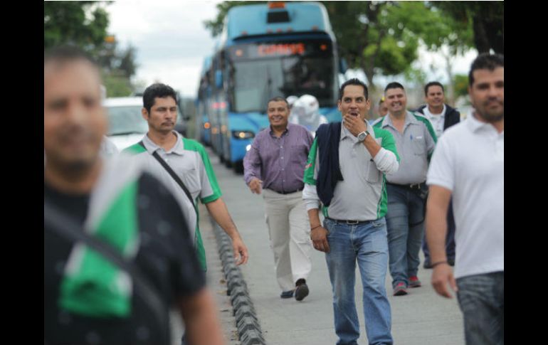 El líder sindical aseguró que se limitarán a negociar con la Semov. EL INFORMADOR / ARCHIVO