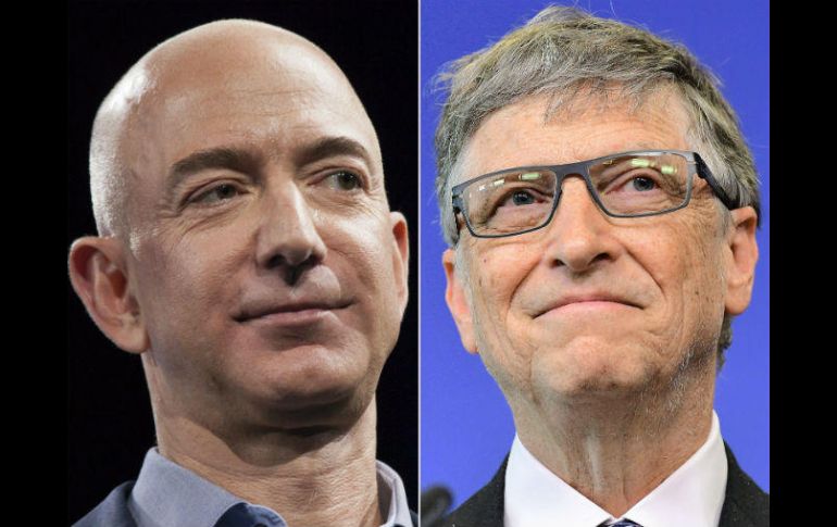 Después de unas horas Bill Gates (derecha) volvió a liderar la lista de los más ricos. AFP / /Getty Images/ D. Ryder/E. Dunand