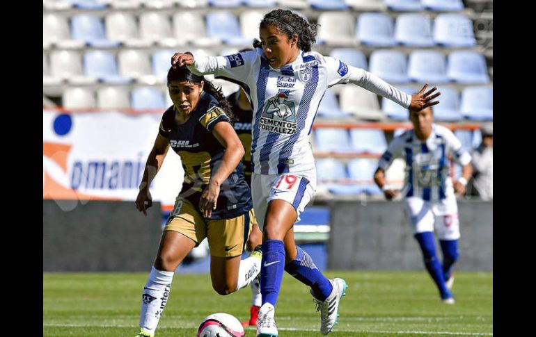 Las jugadoras del cuadro local vencieron por 3-0 a Pumas, en la fecha 1 del Apertura 2017. TWITTER / @LIGAMXFemenil