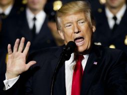 El mandatario estadounidense emitió sus declaraciones sin dar sustento alguno. EFE / J. Lane