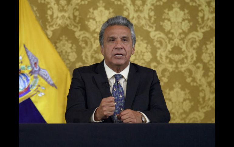 Moreno no dudó en calificar la situación como ‘crítica’. EFE / Presidencia de Ecuador