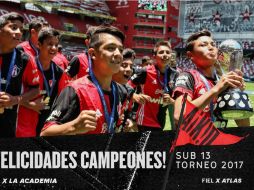 El partido se disputó en el Estadio Nemesio Diez de Toluca, Estado de México. TWITTER / @atlasfc